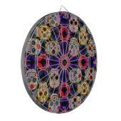 Sugar Skulls Pattern Dartbord (Voorkant Links)