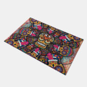 Sugar Skulls Pattern Deurmat (Schuin)