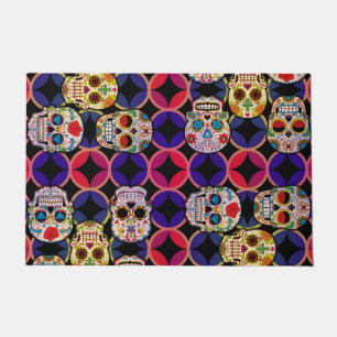Sugar Skulls Pattern Deurmat