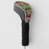 Sugar Skulls Pattern Golfheadcover (Schuin)