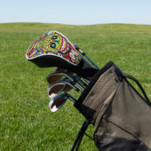 Sugar Skulls Pattern Golfheadcover (Insitu)