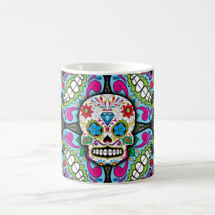 Sugar Skulls Pattern Koffiemok