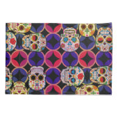 Sugar Skulls Pattern Kussensloop (Achterkant)