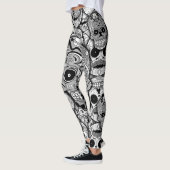 Sugar Skulls Pattern Leggings (Links)