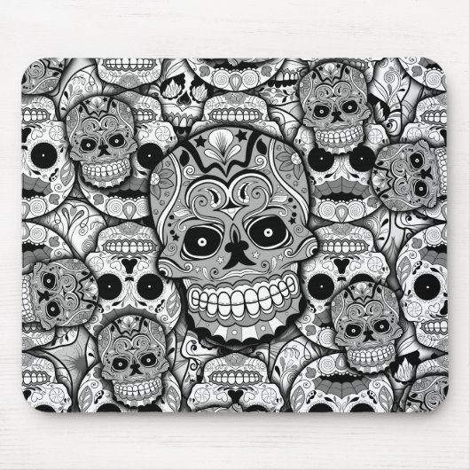 Sugar Skulls Pattern Muismat (Voorkant)
