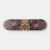 Sugar Skulls Pattern Skateboard (Horizontaal)