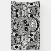 Sugar Skulls Pattern Spandoek (Verticaal)
