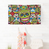 Sugar Skulls Pattern Spandoek (Insitu)