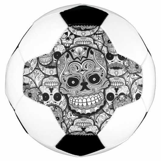 Sugar Skulls Pattern Voetbal (Voorkant)