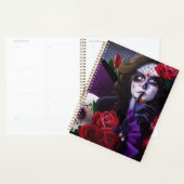 Sugar Skulls Red Roses Paarse Planner (Display)