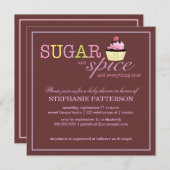 Sugar & Spice C'est une invitation pour les Baby s (Devant / Derrière)