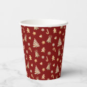 Sugar & spice Christmas! Papieren Bekers (Achterkant)