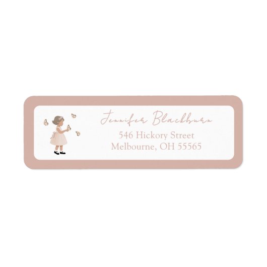 Sugar, Spice & Everything Nice address label (Voorkant)