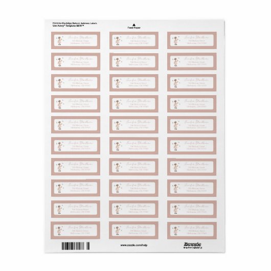 Sugar, Spice & Everything Nice address label (Full Sheet)
