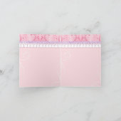 Sugar & Spice, Girl Baby Merci Note (Intérieur)