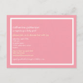 Sugar & Spice Girl Baby shower Briefkaart (Achterkant)