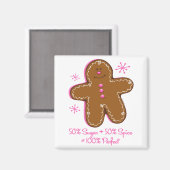 Sugar & Spice peperkoek magneet (Voorkant / Achterkant)