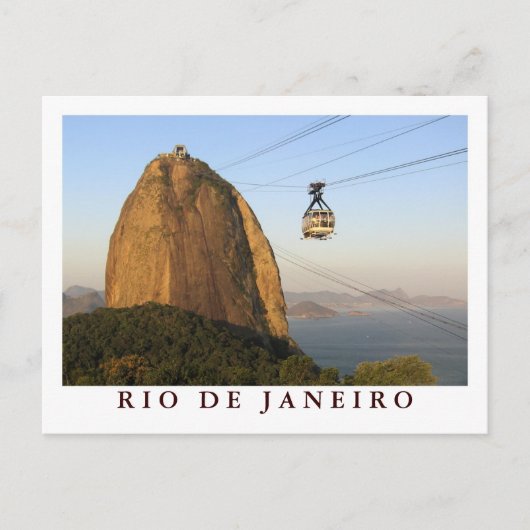 "Sugarloaf, carte postale de Rio de Janeiro" (Devant)