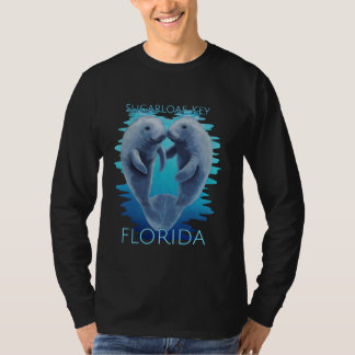 Sugarloaf Key Florida Vakantie Schattigee Manatees T-shirt