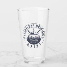 Sugarloaf Maine Mountain  Ski Souvenir Glas