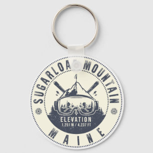 Sugarloaf Maine Mountain  Ski Souvenir Sleutelhanger