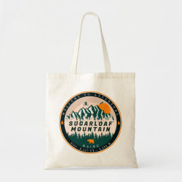 Sugarloaf Mountain Maine Skiën Sunset Souvenir Tote Bag