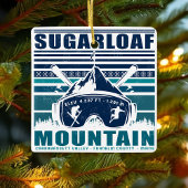 Sugarloaf Mountain Maine Skiing Souvenirs Keramisch Ornament