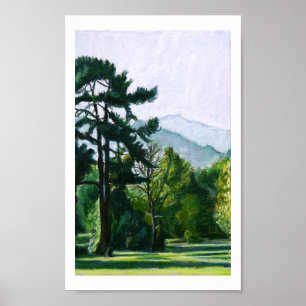 Sugarloaf Mountain uit Abergavenny, Wales, Print