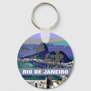 SugarLoaf rock ~ Rio Brasil Sleutelhanger