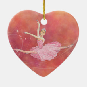 Sugarplum Fairy Heart Ornament