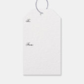 Sugarplum Swirls Cadeaulabel (Achterkant)