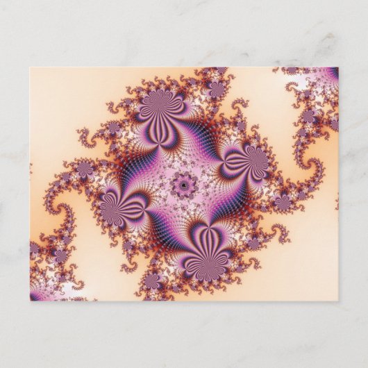 SugarPlums - Fractal Briefkaart (Voorkant)