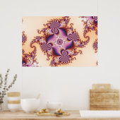 Sugarplums - Fractal Poster (Keuken)