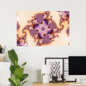 Sugarplums - Poster fractal (Bureau à domicile)