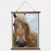 Sugar's Stride: De genade van de Appaloosa Hangend Wandkleed (Voorkant)