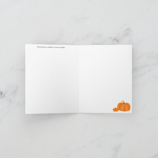 SUGARSKULL CHOW -Kunst ansichtkaarten Kaart (Binnen)