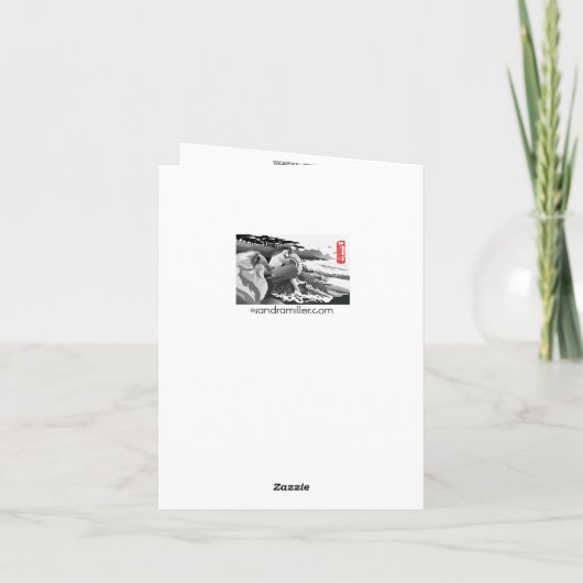 SUGARSKULL NIRVANA chow dog halloween Kaart (Achterkant)