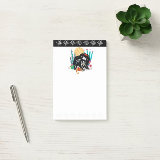 SUGARSKULL NIRVANA chow dog halloween Post-it® Notes (Kantoor)