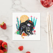 SUGARSKULL NIRVANA chow dog halloween Servet (Insitu)