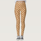 Sugary Churro Fried Dough Pastries Churros Print Leggings (Voorkant)