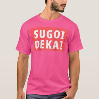 Sugoi Dekai Anime Cosplay Honkbal T-shirt