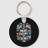 Suicide Awareness Depression Anxiety Mental Health Sleutelhanger (Voorkant)