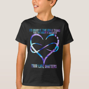 Suicide Awareness Prevention Uw levensproblemen SU T-shirt