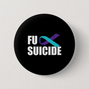 Suicide Awareness Ribbon Suicide Prevention Ronde Button 5,7 Cm