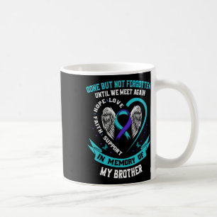 Suicide Awareness Shirt Brother Gone, maar niet Fo Koffiemok