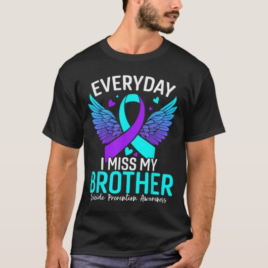 Suicide Awareness Shirt Brother Suicide Prevention (Voorkant)