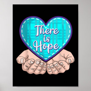 Suicide Awareness Shirt voor vrouwen cadeau is er Poster
