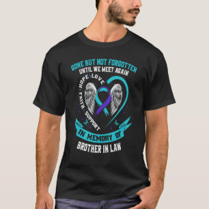 Suicide Awareness Shirt zwager in recht Mannen vro