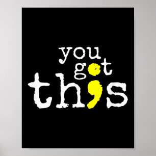 Suicide Awareness Support Positieve Quote Poster