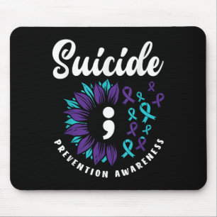 Suicide Awareness Support voor zelfmoordpreventie Muismat